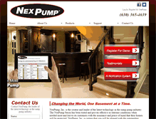 Tablet Screenshot of nexpump.com